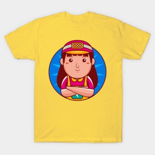 Electrician Woman T-Shirt